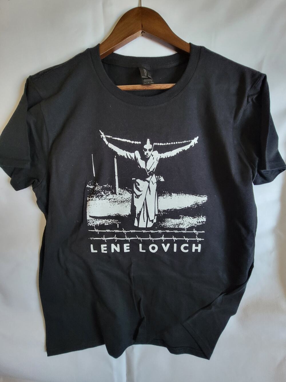 Lene Lovich  band t shirt Ladies Large  Black
